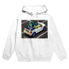 GALLERY misutawoの白のミニコンバーチブル Hoodie