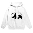 silhouettetshirtのパンダシルエットデザイン Hoodie