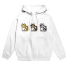 ねころぽん【ドット】のトラ柄猫ちゃんズ Hoodie