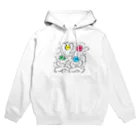 Kei Sano Suzuri shopのくろねこのGABU "PEOPLE"  Hoodie