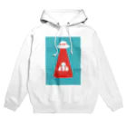 おばけ商店の未確認長袖＜お買い物帰りの宇宙人＞ Hoodie