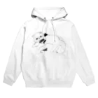 かおかけパンダのキャットとおもちゃ Hoodie