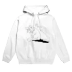 shimewoの悲しそうなネコちゃん Hoodie