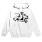 mannaの七転八起　モノクロ Hoodie