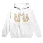 Amiの組子細工狐 Hoodie