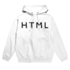 HTMLタグショップのHTML（黒文字） Hoodie