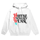 Hurryz HUNGRY BEARのHurryz HUNGRY BEARロゴ Hoodie