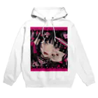 Bekukoのピンクファック Hoodie