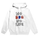 &BBQのバーベキューグッズ販売のNOBBQ,NOLIFE. Hoodie