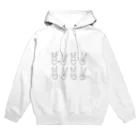 行きすぎたミミズのお店っちの行き過ぎたウサギ Hoodie