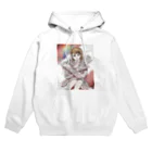 mirai✴︎のローズ&ミックスニット Hoodie