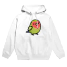 Cody the LovebirdのChubby Bird コザクラインコ Hoodie