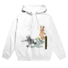 🤍一ノ瀬 彩 🐇⸒⸒ suzuri支店🤍の甘えん坊全員集合！【ゆめかわアニマル】 Hoodie