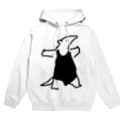 いきものや　のの（別館）の文字無し通さぬ色白ミナミコアリクイ Hoodie