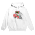 HxA paintshopの恐竜のトレックスとヘルラム Hoodie