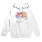 G3idaのお店のインクの足跡/たぬき Hoodie