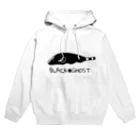 どじょっこくらぶのBLACK★GHOST　くろちゃん　ブラックゴースト Hoodie