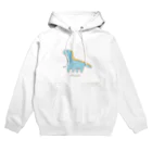 天雨さあまの天気屋さんのらくがきのいきもの　あお Hoodie