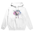 G3idaのお店のインクの足跡/キリン Hoodie