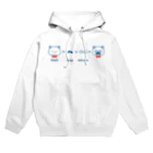 チョッちゃんのネコ+ヒゲ+メガネ Hoodie