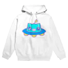 MyuKoraの猫UFO Hoodie