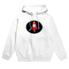 ＋Whimsyのロケットねこ Hoodie