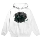 YATのblogのバラモチーフBK Hoodie