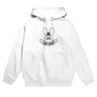 篠崎ベガスのひげうさぎ Hoodie