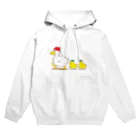 N's Creationのアヒルの親子の冬支度 Hoodie