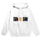 sun☀︎sonのサンサンあかちゃん(ロゴ) Hoodie