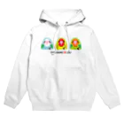 akink(ｱｷﾝｺ)のこざくらいんこ三兄弟 Hoodie