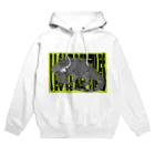 くま　あんどのアイラブレプタイルのイグアナちゃん Hoodie