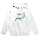 柏洋堂の上野東京ライン (常磐線) 路線図 Hoodie