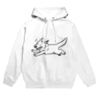 濃厚クリームがけワンコのはしるおおかみ Hoodie