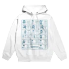 交流雑貨 COMETI（コメチ）の飲食店で使うベトナム語（ブルー） Hoodie