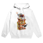 ahihoのコーヒーミル遊園地 Hoodie