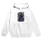 ビューティフルハードコアイラストレーション-DESIGN STOREのminiture toy doll rabbit Hoodie