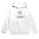 前略、線路の下からの市川市沼(モノトーンヤワタ) Hoodie