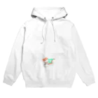 海来　漁師の嫁の海のアイテムのネコ飛び出し注意 Hoodie