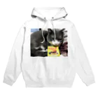 sutebatijinseiの猫とハンバーガー Hoodie