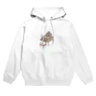 ＊momochy shop＊のピアノとうさぎ Hoodie