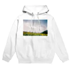 ピザたべたいの鹿児島県の開聞岳とひまわり畑 Hoodie