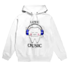 KAAK studioのTooth Music Blue Hoodie