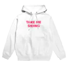 prinaのTAKE ME SKIING red Hoodie