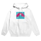 junsen　純仙　じゅんせんのJUNSEN（純仙）扇形の中にいる猫C Hoodie