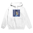 デミのレトロガールの冬 Hoodie