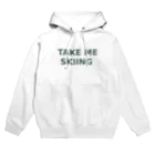 prinaのTAKE ME SKIING green Hoodie