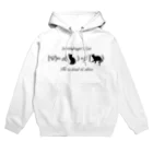 Silvervine Psychedeliqueのシュレーディンガーの猫（黒字） Hoodie