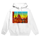 GALLERY misutawoのドレスデン 夕暮れの街角 Hoodie