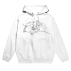 michicaのmotto ring Hoodie